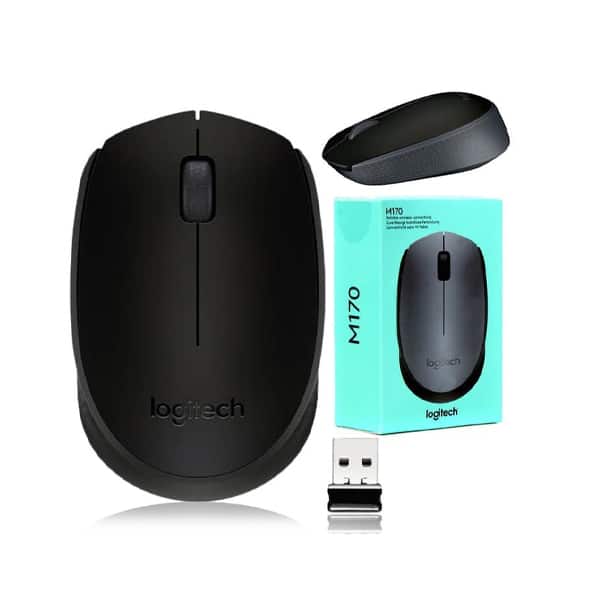 Logitech M170 Wireless Mouse - Grey